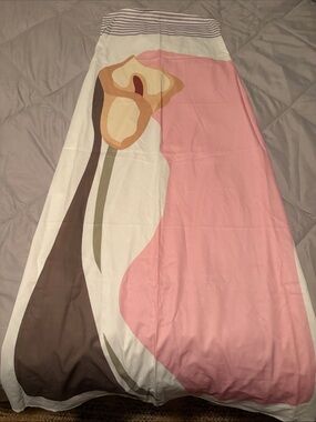 A Classy Chic Boutique Strapless Dress in Pink, White, Brown, Cream